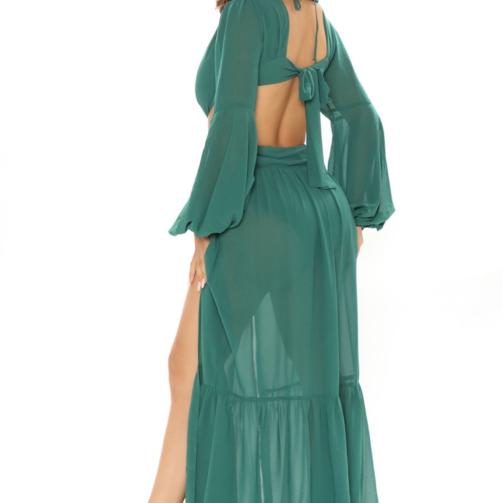 Forest green sundress